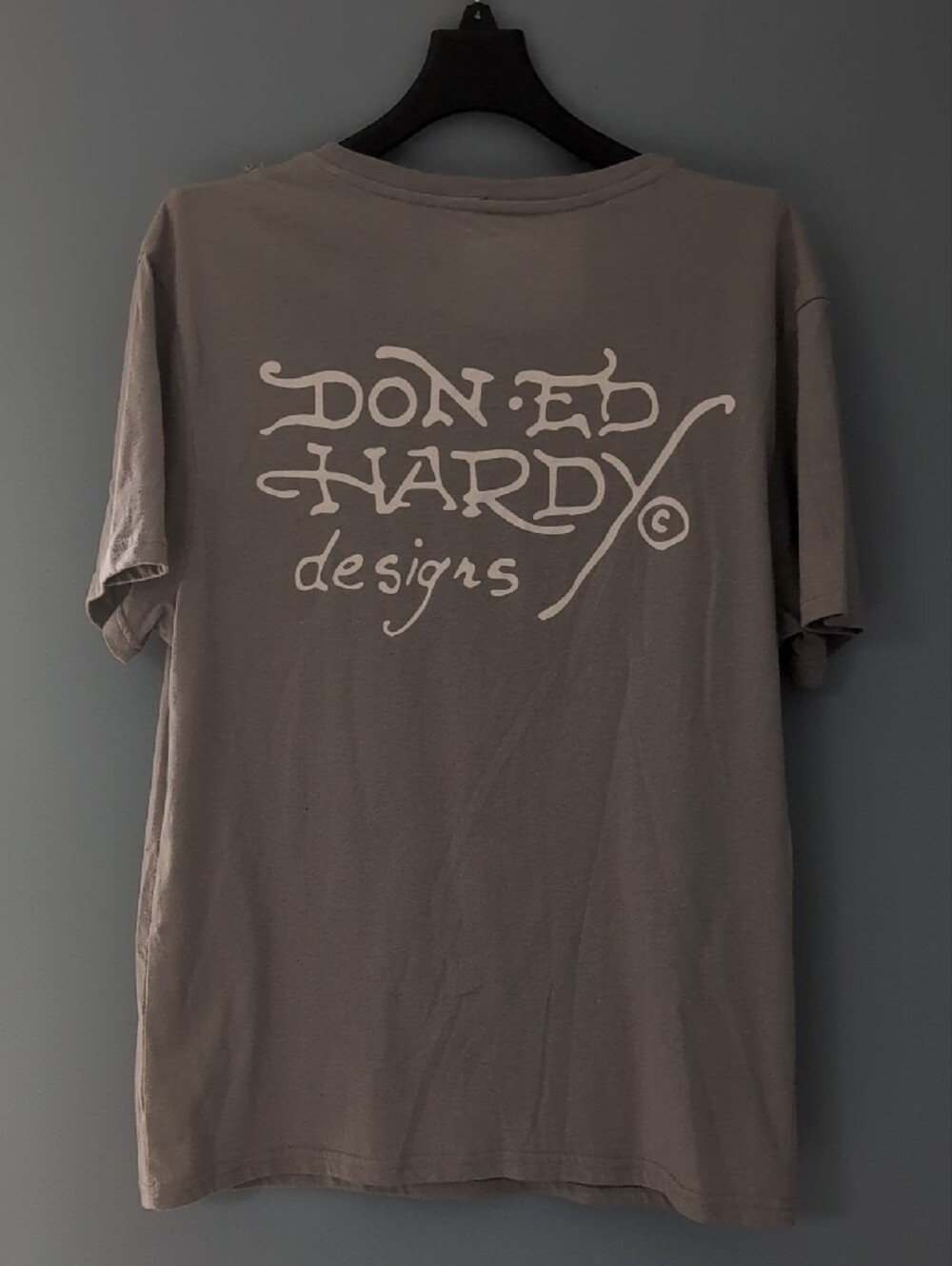 Ed Hardy Short Sleeve Tee with Guadalupe Graphic - Picture 3 of 3